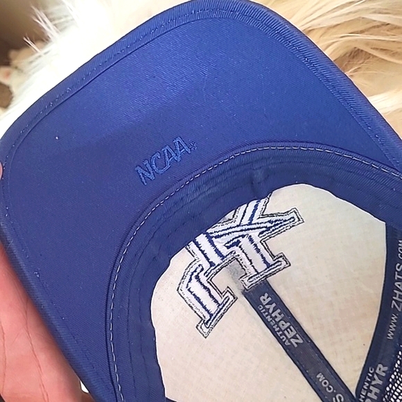 Y2K Twill Straw UK University of Kentucky Wildcats Mesh Trucker Snapback Hat - Picture 15 of 16